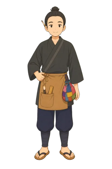 たけまるの立ち絵